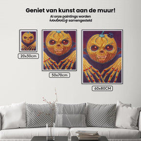 Diamantmaleri Uhyggelig Græskarmand - SEOS Shop ®