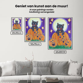 Diamantmaleri Uhyggelig Græskarmand - SEOS Shop ®