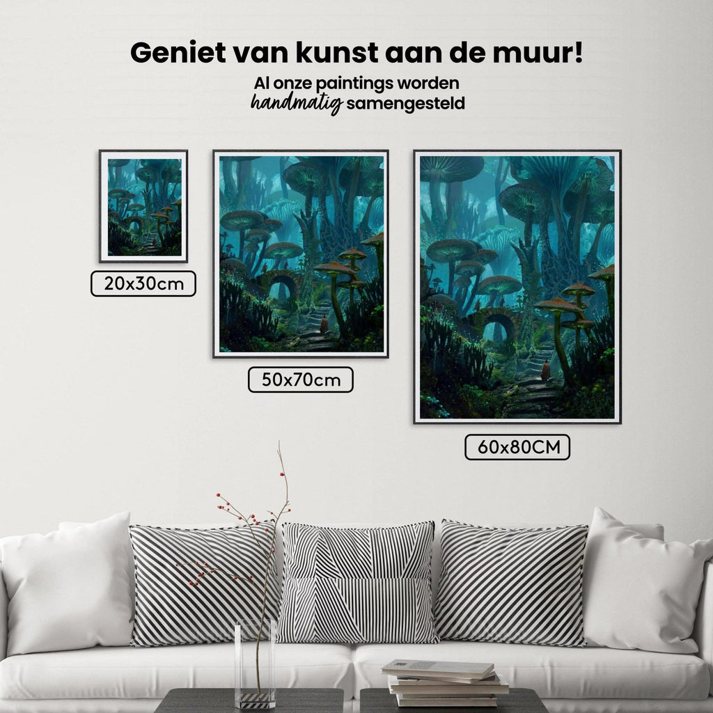 Diamantmaleri Stor Svampeverden - SEOS Shop ®