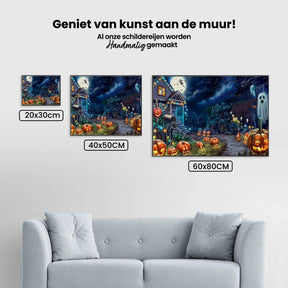 Diamantmaling Halloween Hus - SEOS Shop ®