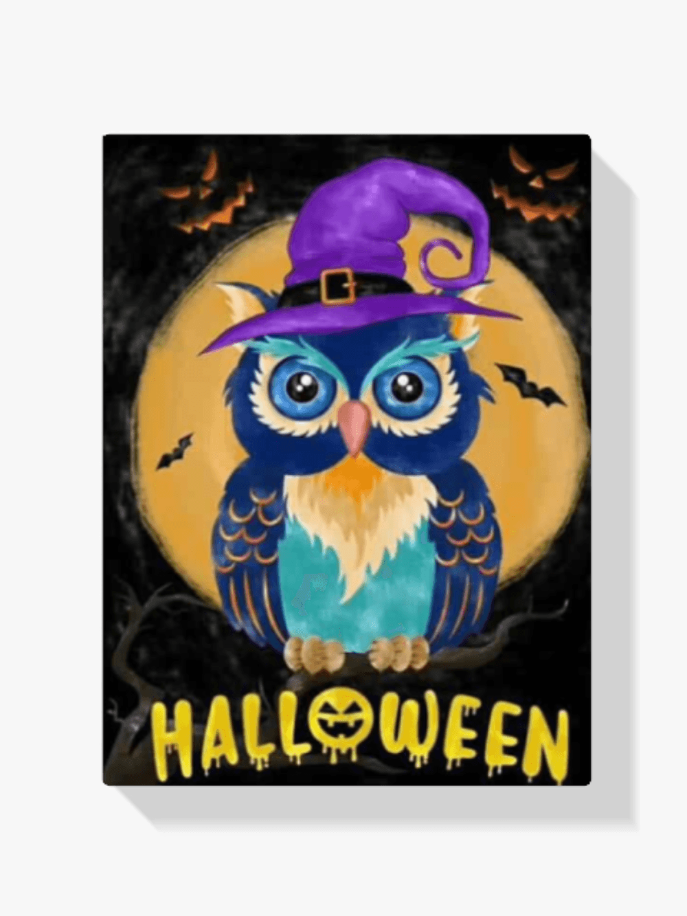 Diamantmaleri Halloween Ugle - SEOS Shop ®