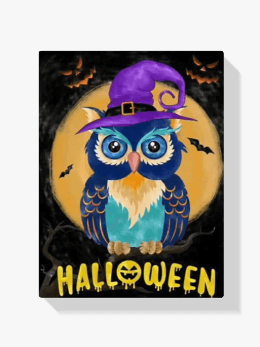Diamantmaleri Halloween Ugle - SEOS Shop ®