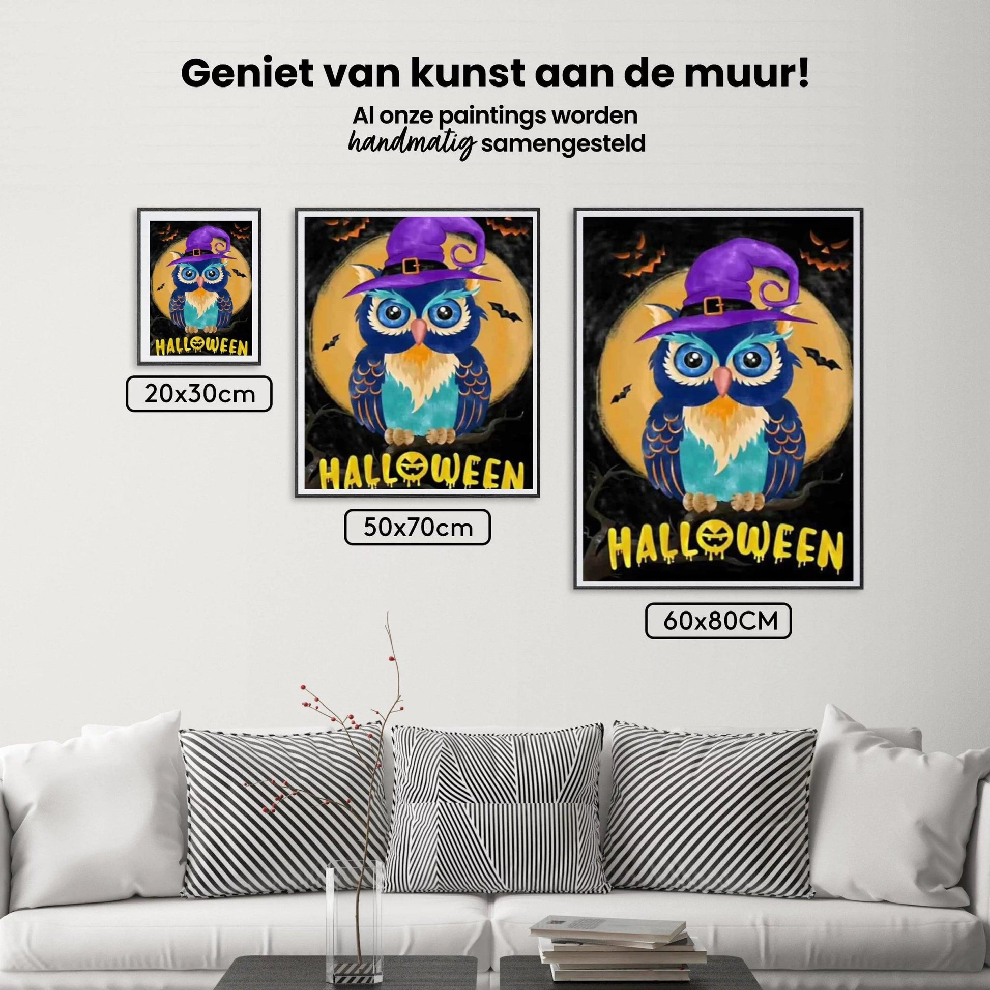 Diamantmaleri Halloween Ugle - SEOS Shop ®