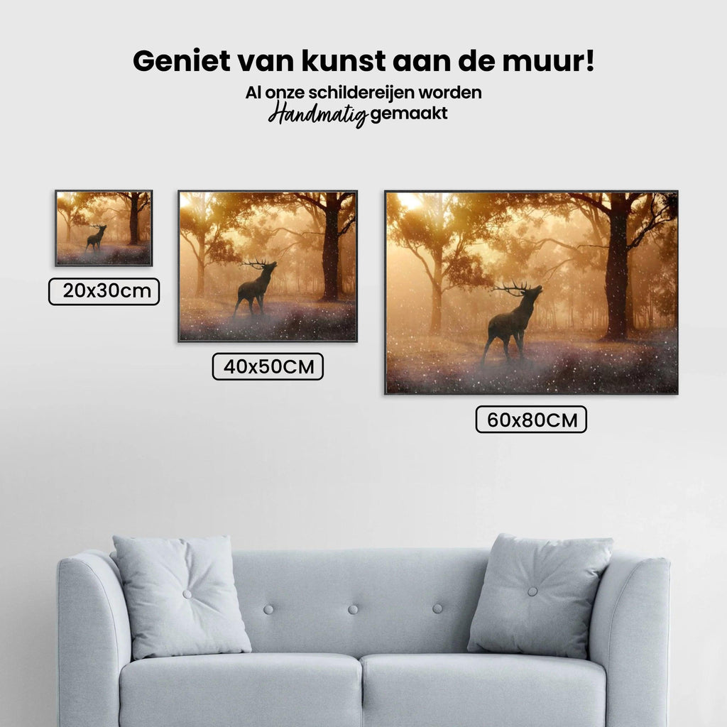 Diamantmaling Hjort i skoven – SEOS Shop ®