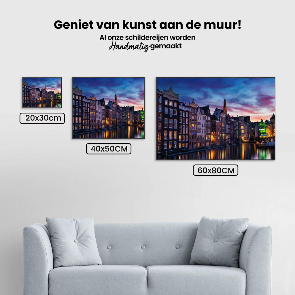 Diamantmaleri Hollandsk By Nat - SEOS Shop ®
