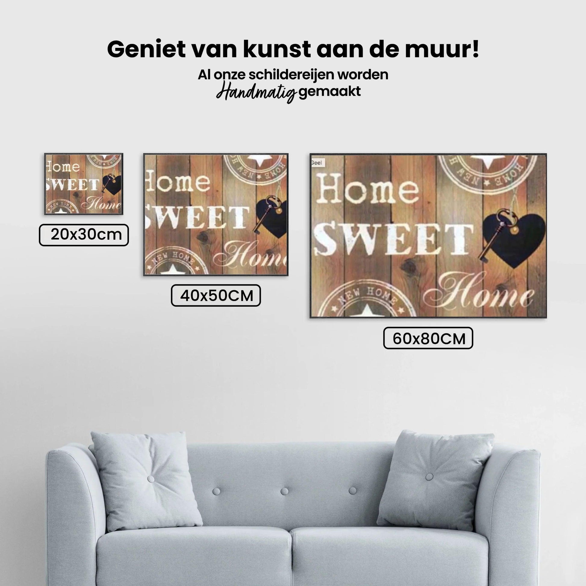 Diamantmaleri Hjem Kære Hjem Klart Træ – SEOS Shop ®
