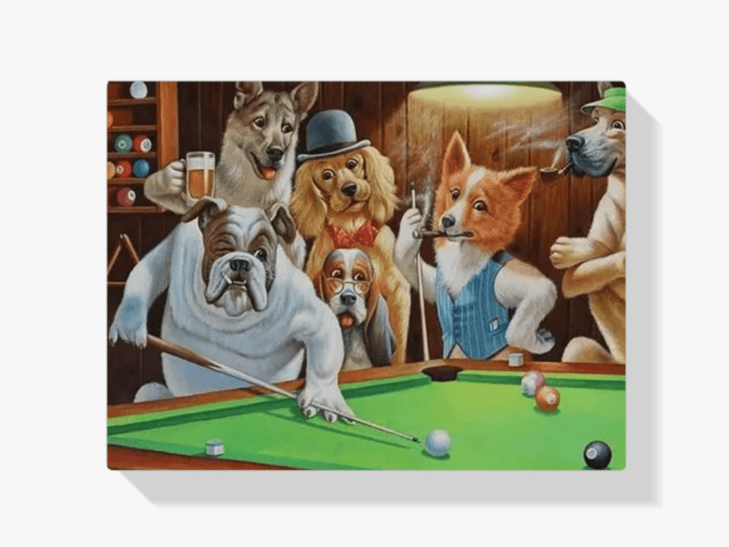 Diamantmaling Hunde Leger Pool - SEOS Shop ®