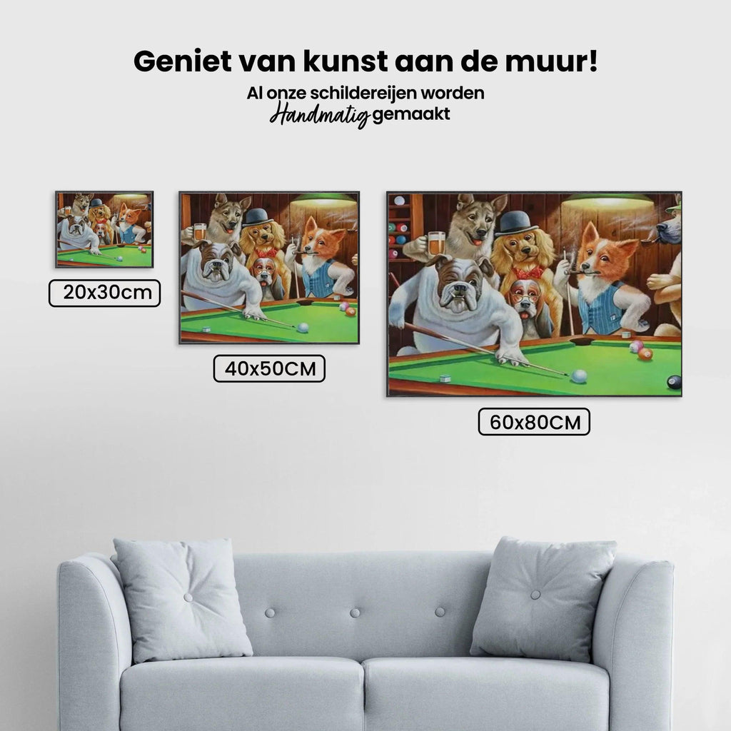Diamantmaling Hunde Leger Pool - SEOS Shop ®