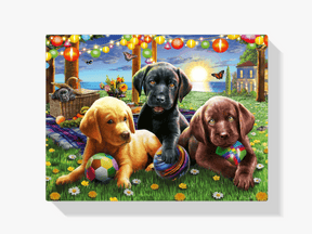 Diamantmaling Hunde Leger - SEOS Shop ®