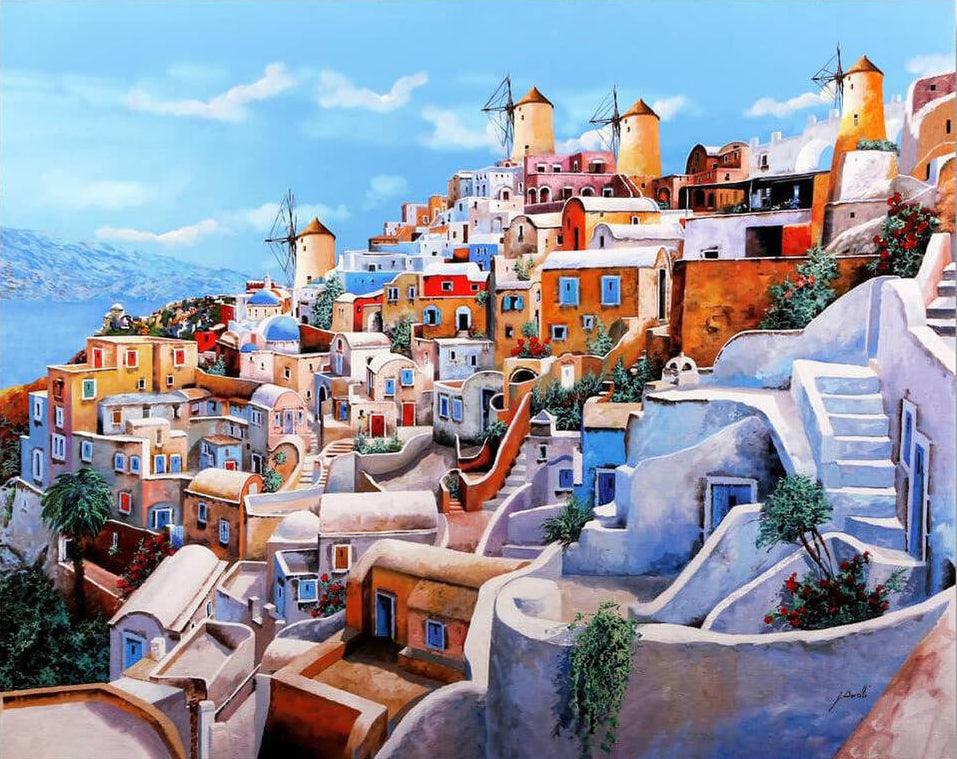 Diamantmaleri - I Colori di Santorini - SEOS Shop ®
