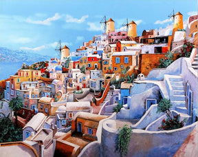 Diamantmaleri - I Colori di Santorini - SEOS Shop ®