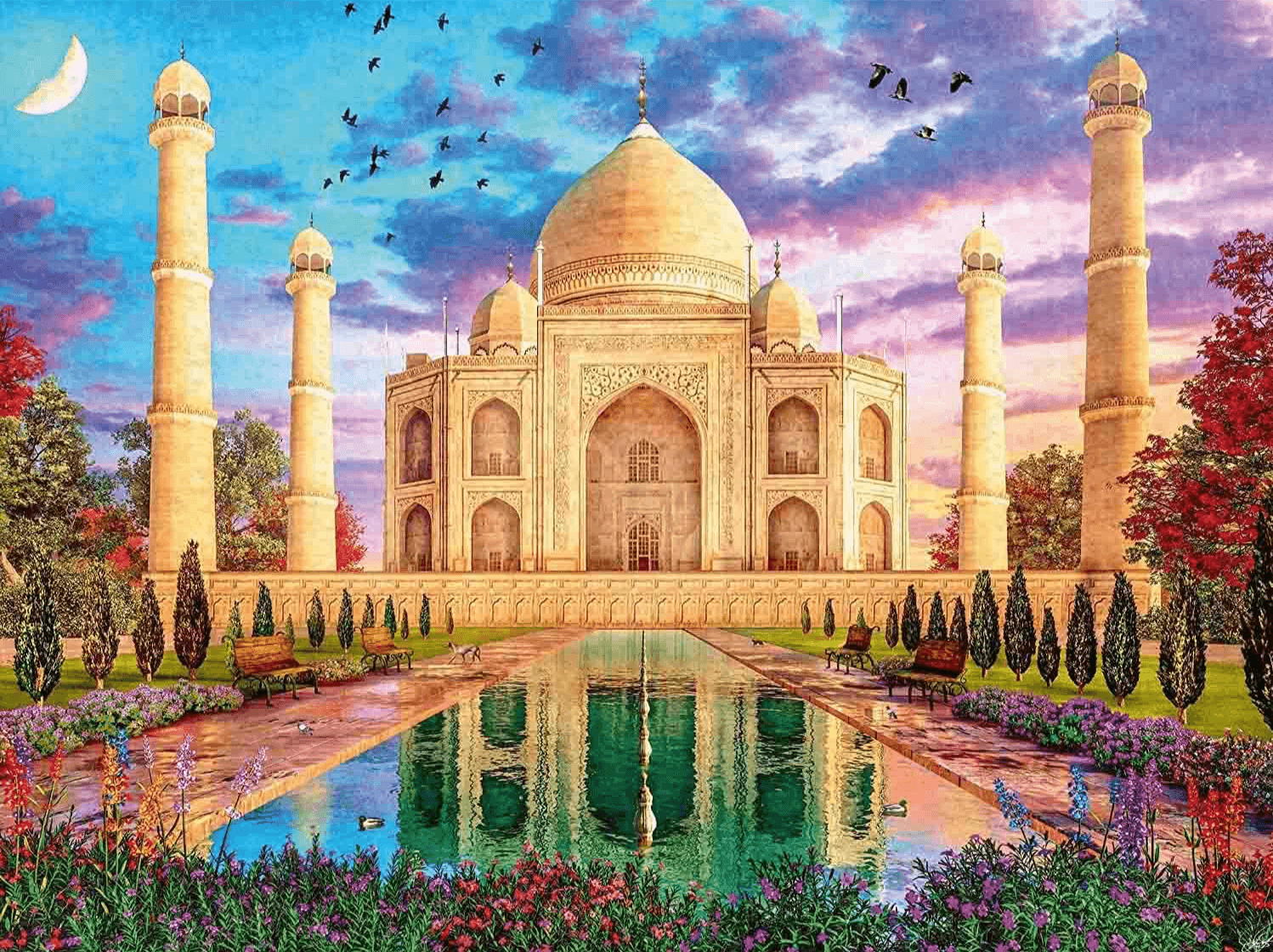 Diamantmaleri Indisk Taj Mahal - SEOS Shop ®