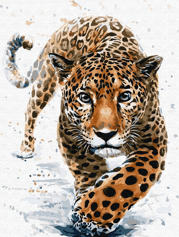 Diamantmaling - Leopardjagt - SEOS®