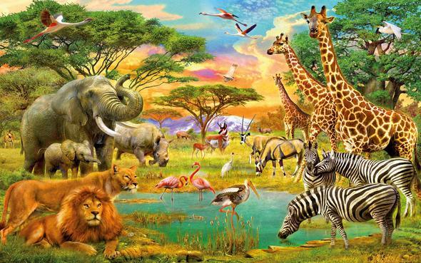 Diamantmaling Jungledyr – SEOS Shop ®