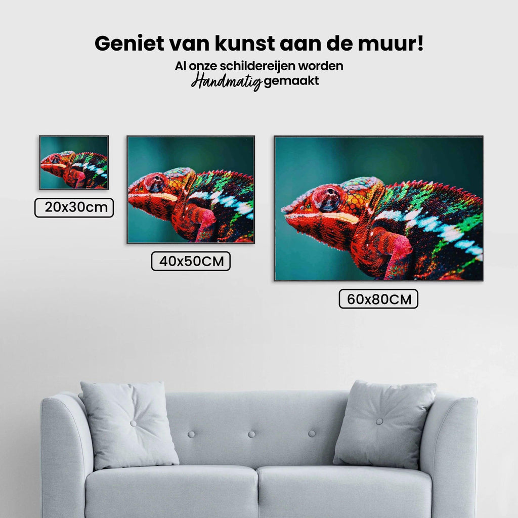 Diamantmaleri Kamæleon 45x30 cm – SEOS Shop ®