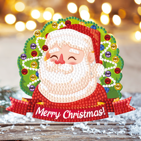 Diamantmaling julekort - sæt med 12 - inklusive kuverter