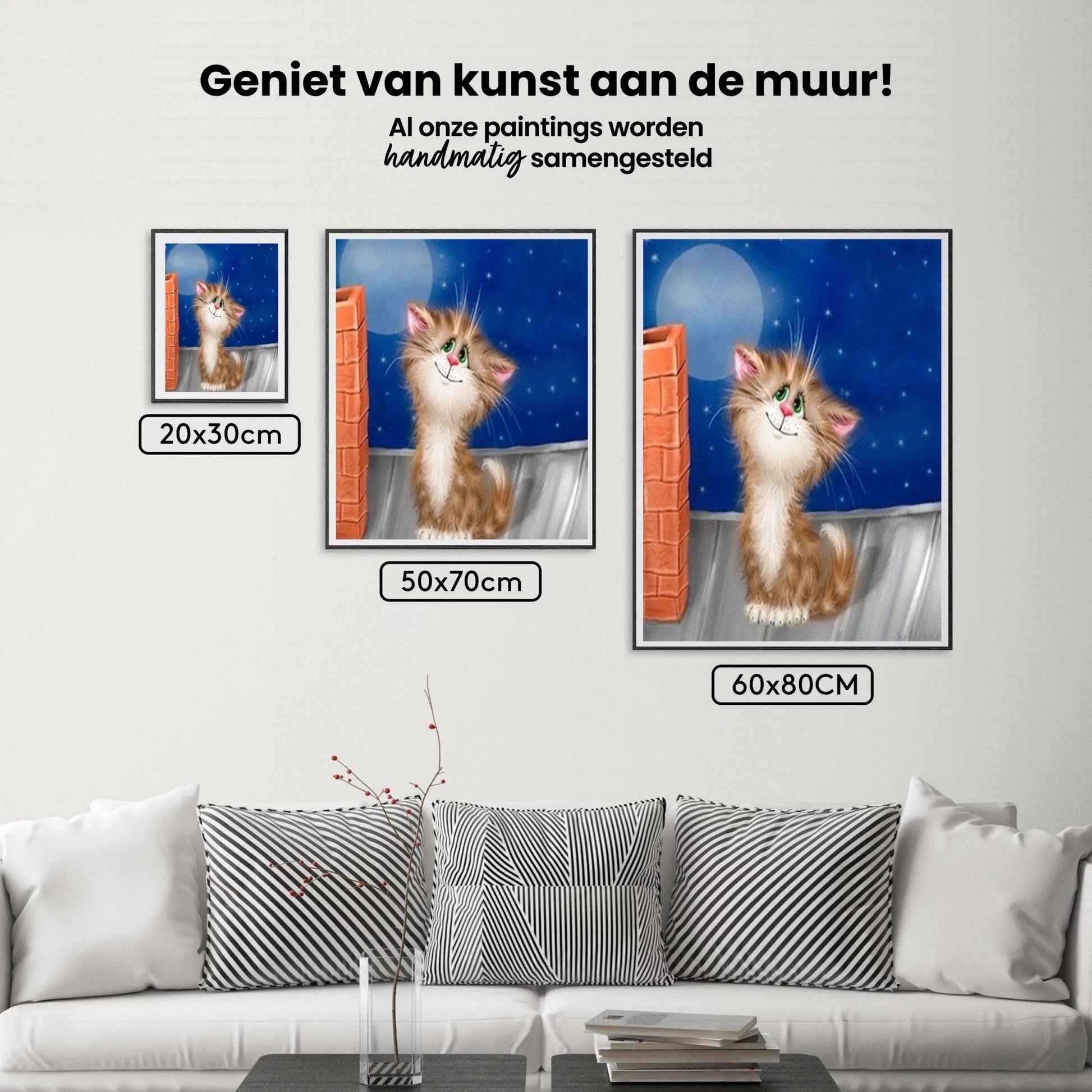 Diamantmaling Killing ved Skorsten - SEOS Shop ®