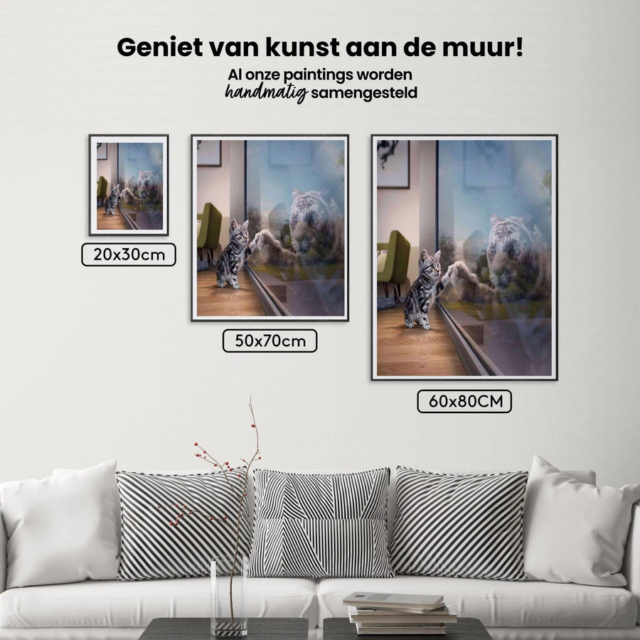 Diamantmaling Killing med Tiger – SEOS Shop ®