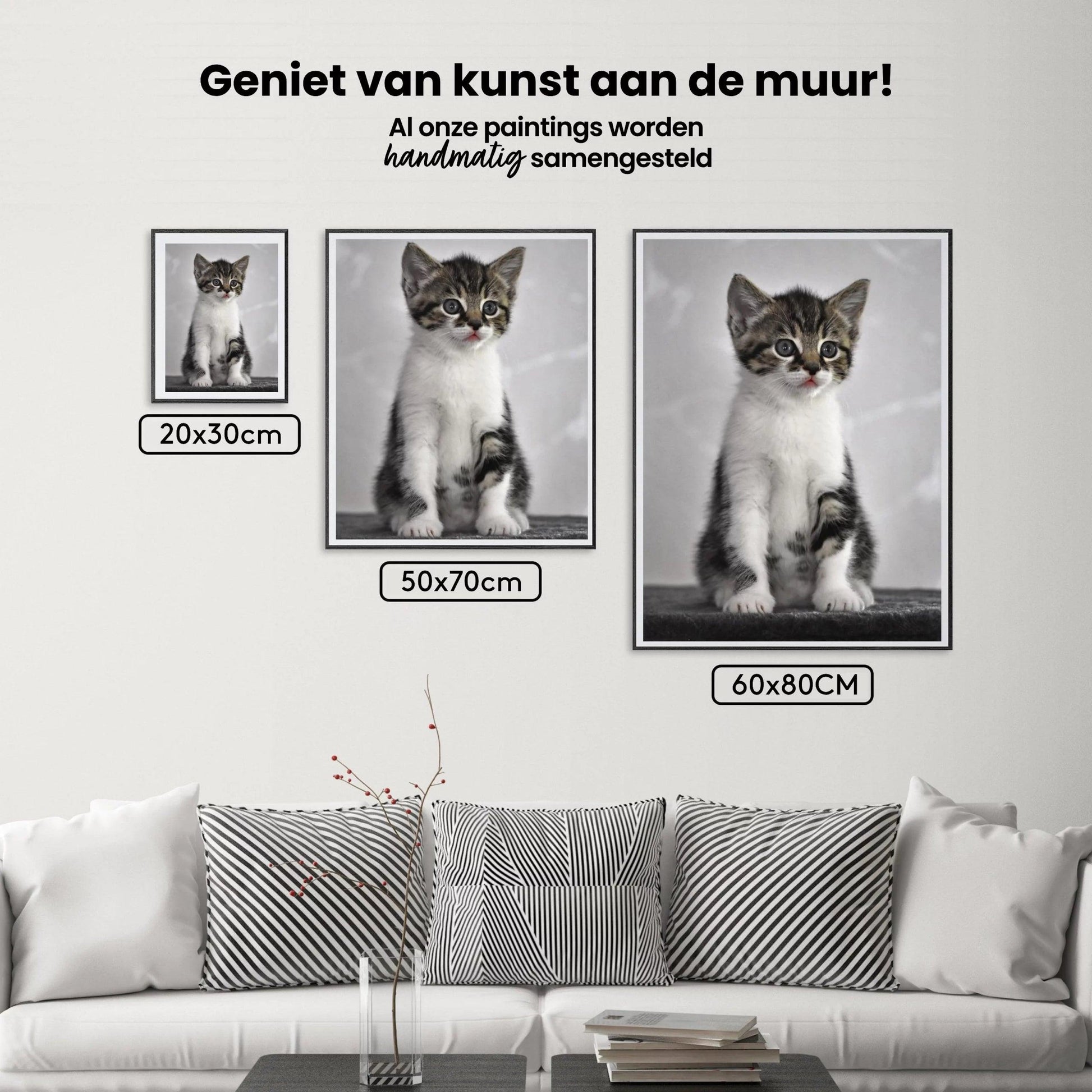 Diamantmaling Killing med Grå Øjne - SEOS Shop ®