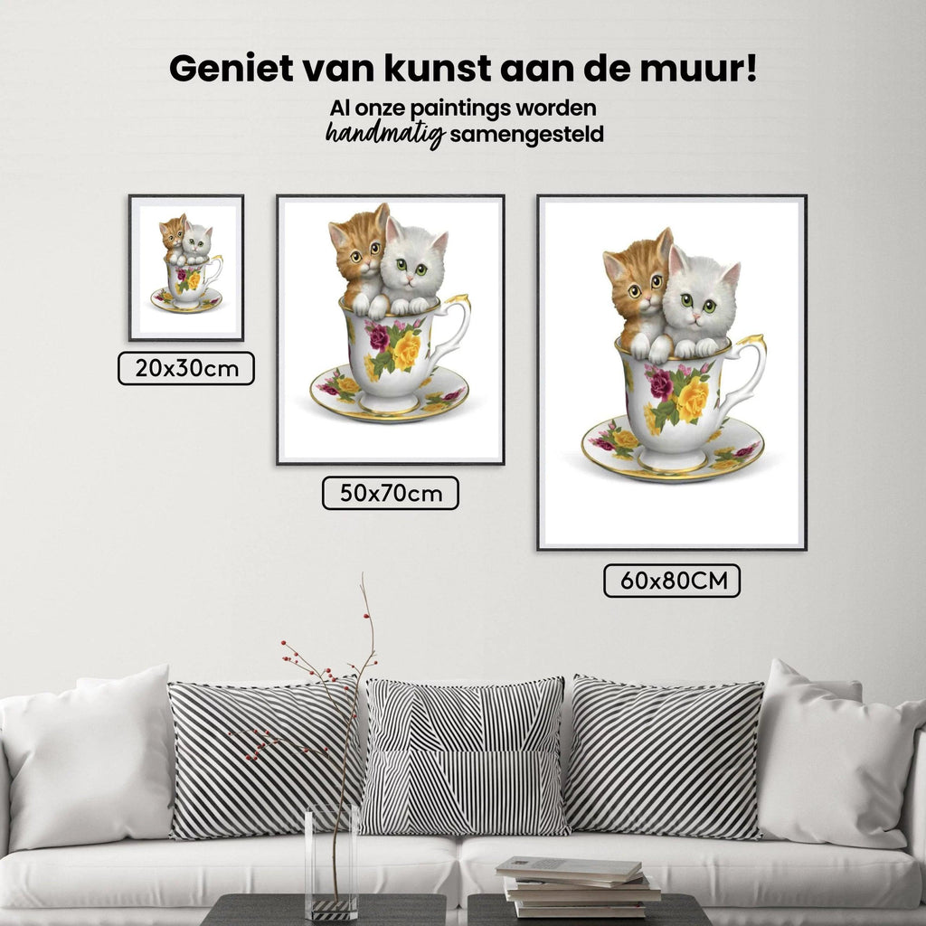 Diamantmaling Killinger i en tekop - SEOS Shop ®
