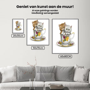 Diamantmaling Killinger i en tekop - SEOS Shop ®