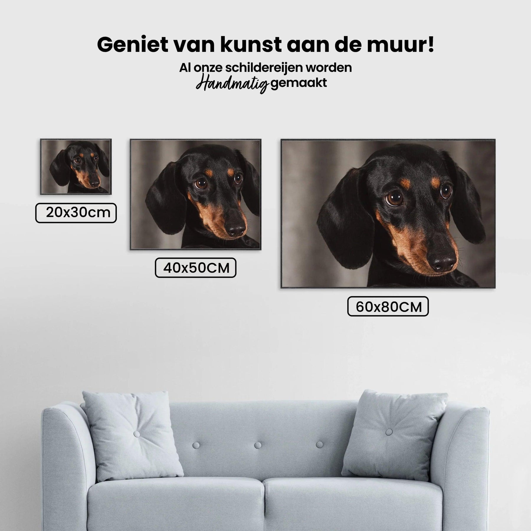 Diamantmaling Lille Gravhund - SEOS Shop ®
