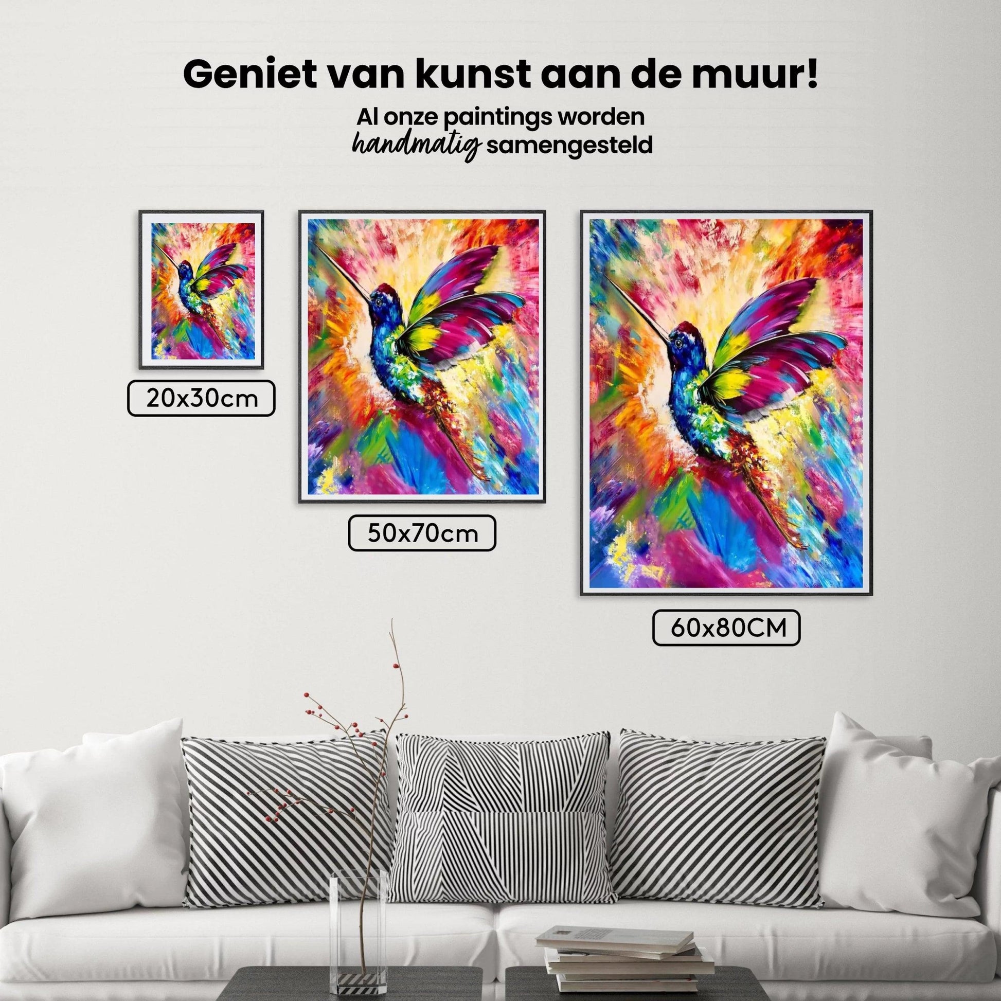Diamantmaleri Farverig Kolibri - SEOS Shop ®