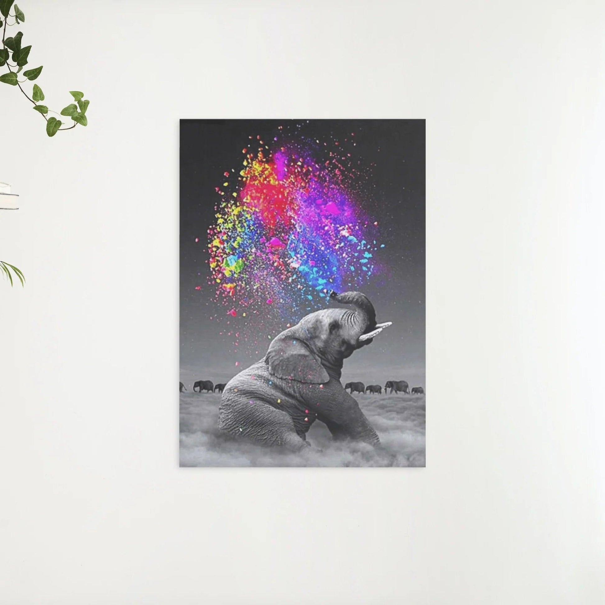 Diamantmaleri Farverig Elefant - SEOS Shop ®