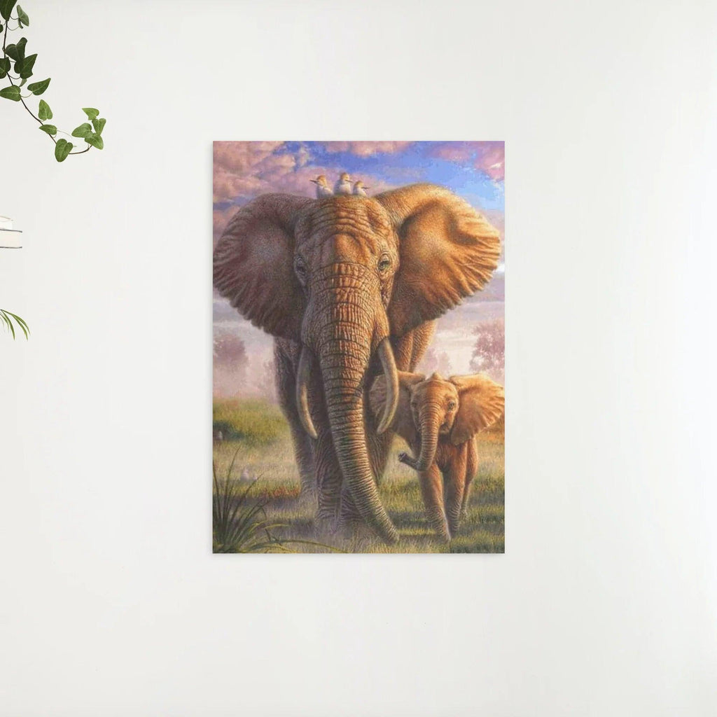 Diamantmaleri Farverig Safari Elefant - SEOS Shop ®