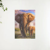 Diamantmaleri Farverig Safari Elefant - SEOS Shop ®