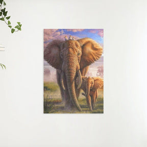 Diamantmaleri Farverig Safari Elefant - SEOS Shop ®