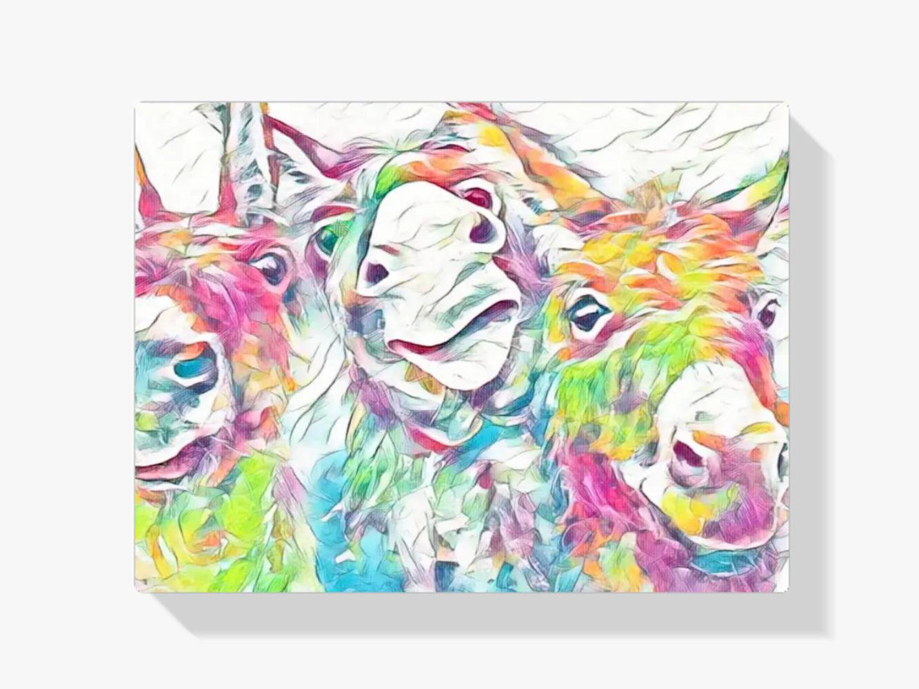 Diamantmaling Farverige Æsler - SEOS Shop ®