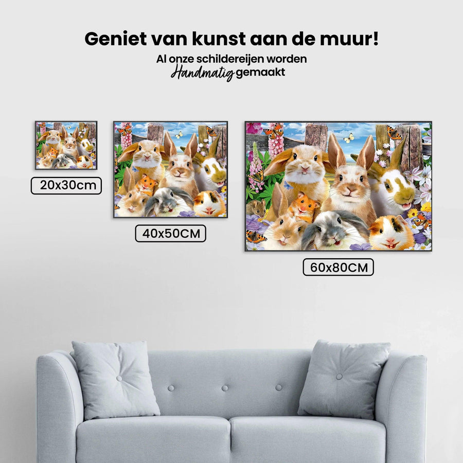 Diamantmaling Kaninfamilie - SEOS Shop ®