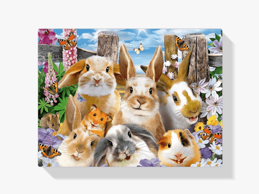 Diamantmaling Kaninfamilie - SEOS Shop ®