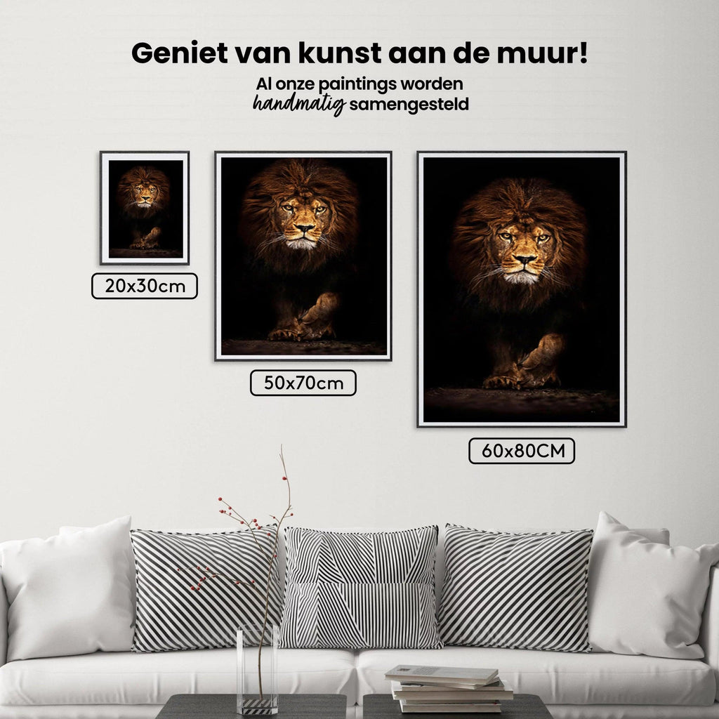 Diamantmaleri Løveportræt - SEOS Shop ®