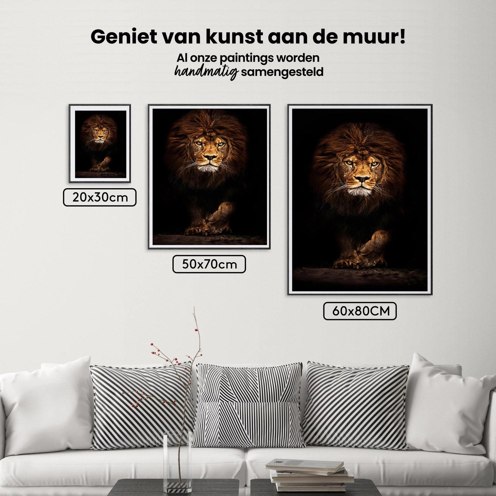 Diamantmaleri Løveportræt - SEOS Shop ®
