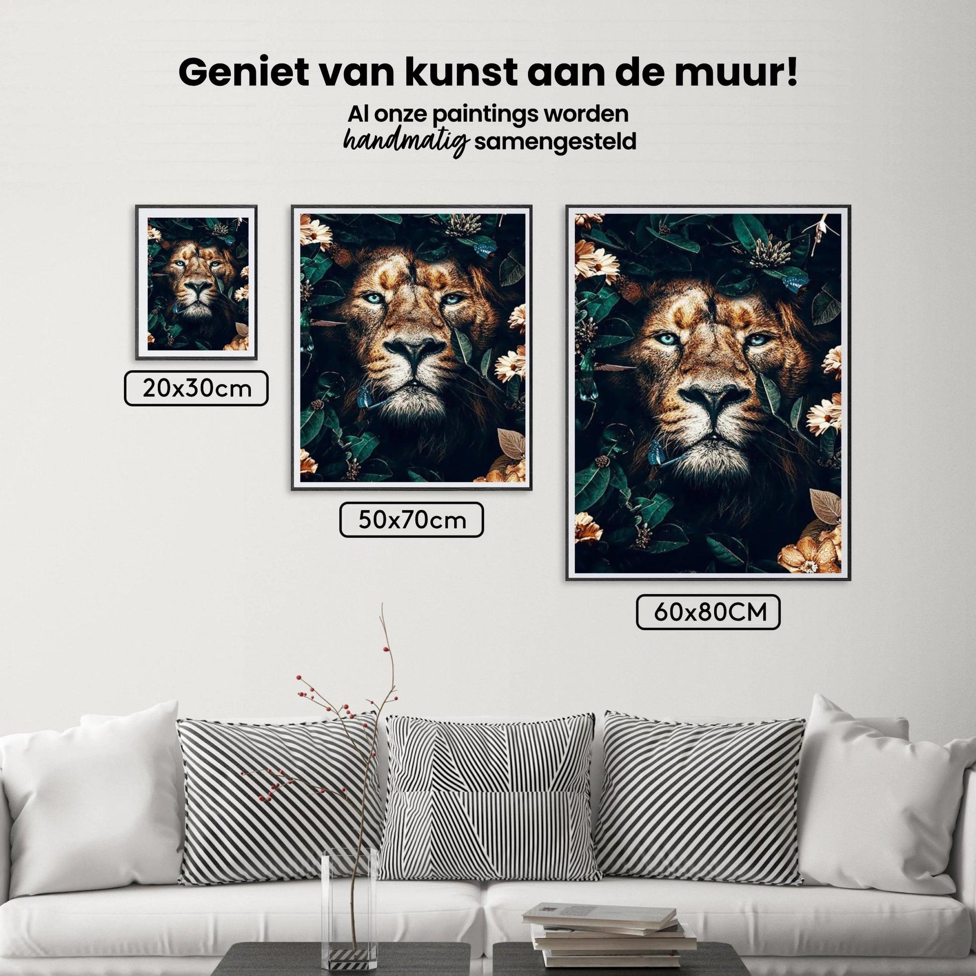 Diamantmaleri Løve Skjult - SEOS Shop ®
