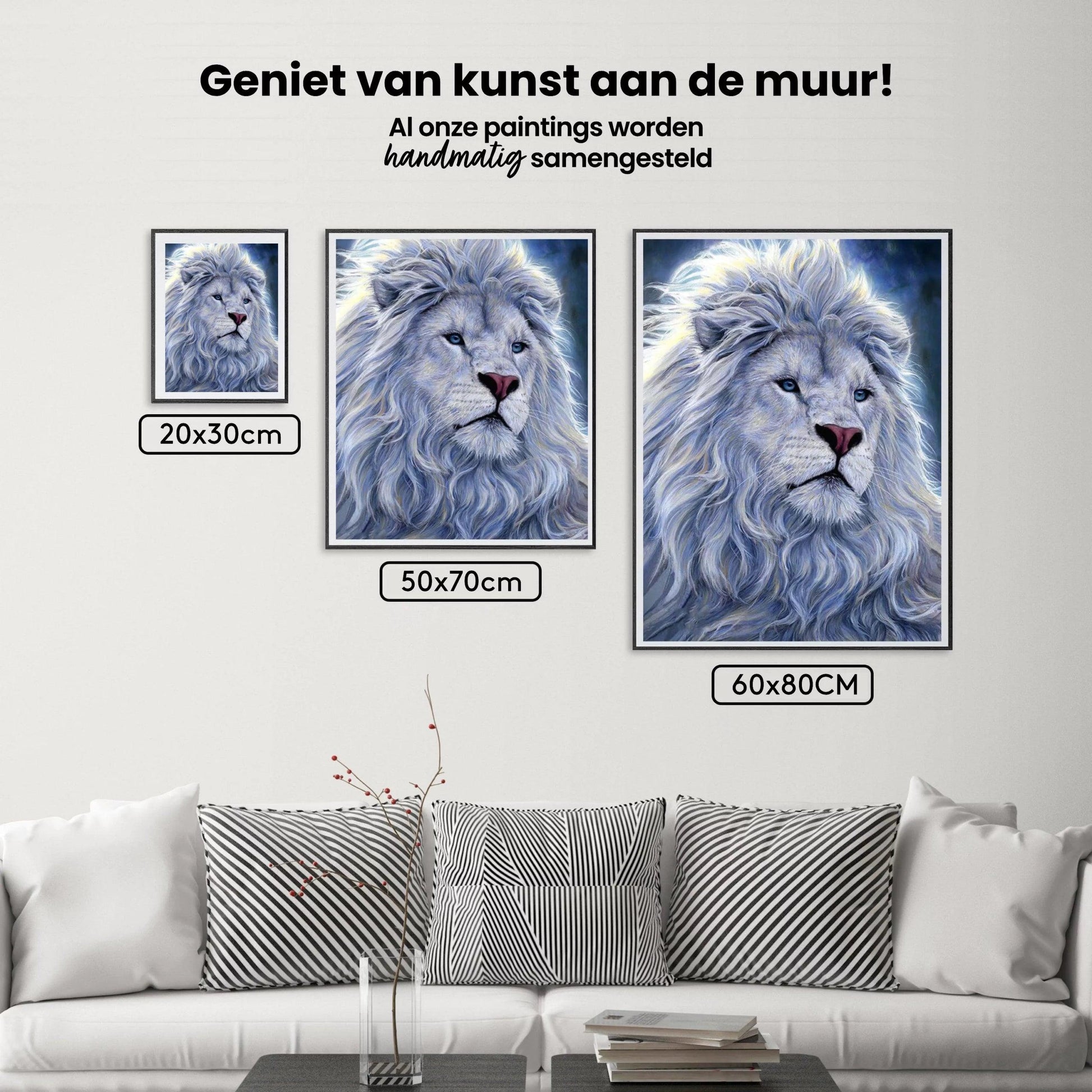 Diamantmaling Løvehoved - SEOS Shop ®