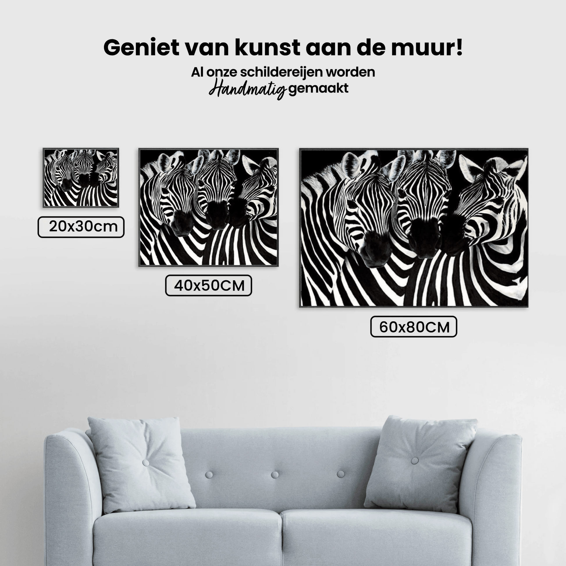 Diamantmaling Søde Zebraer – SEOS Shop ®