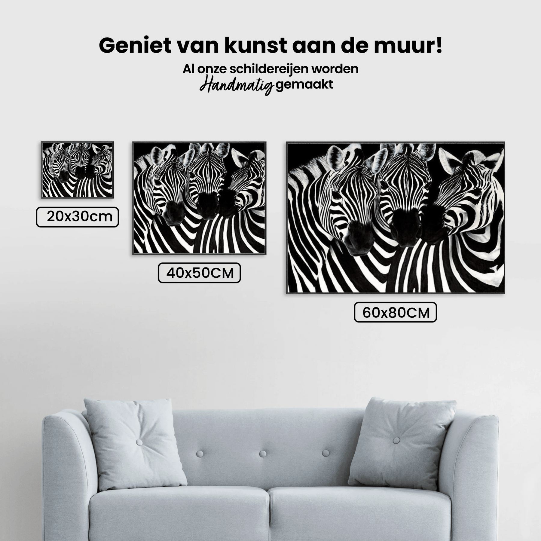 Diamantmaling Søde Zebraer – SEOS Shop ®