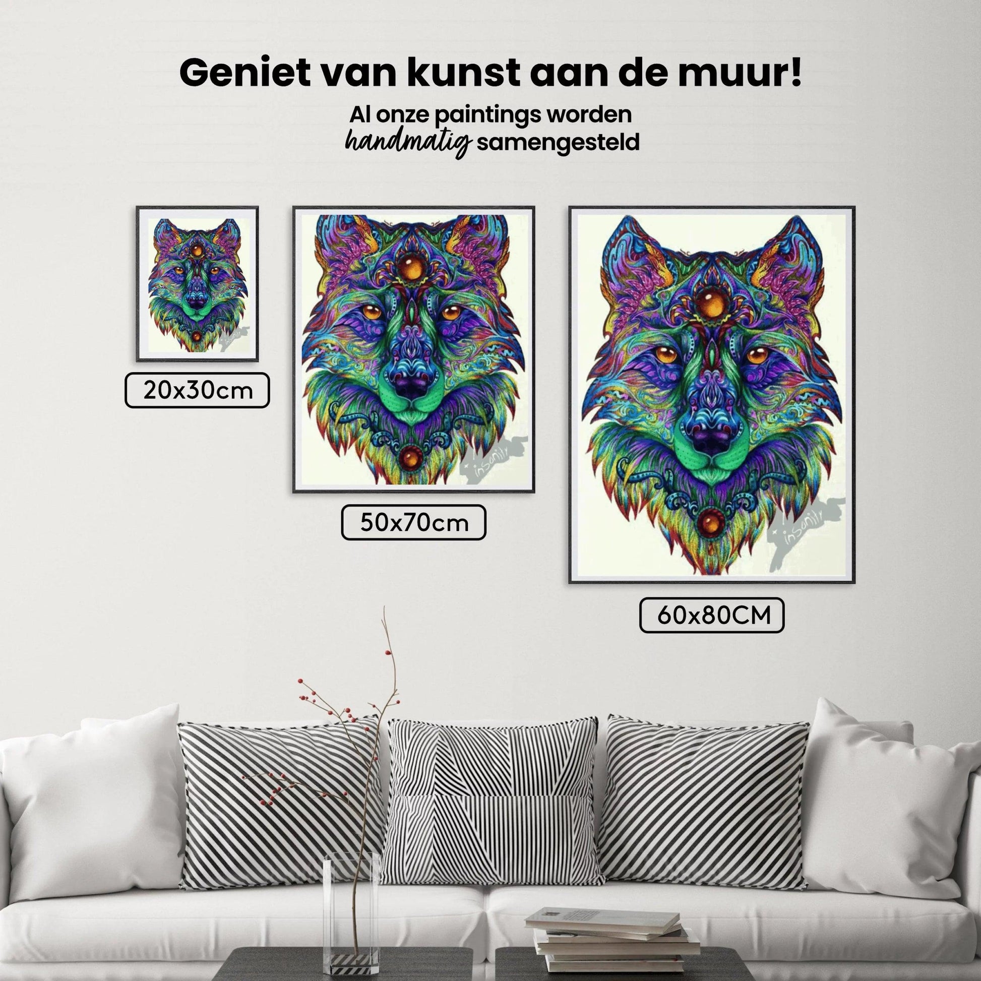Diamantmaleri Mandala Ulv – SEOS Shop ®