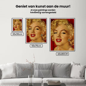 Diamantmaleri Marilyn Monroe portræt - SEOS Shop ®