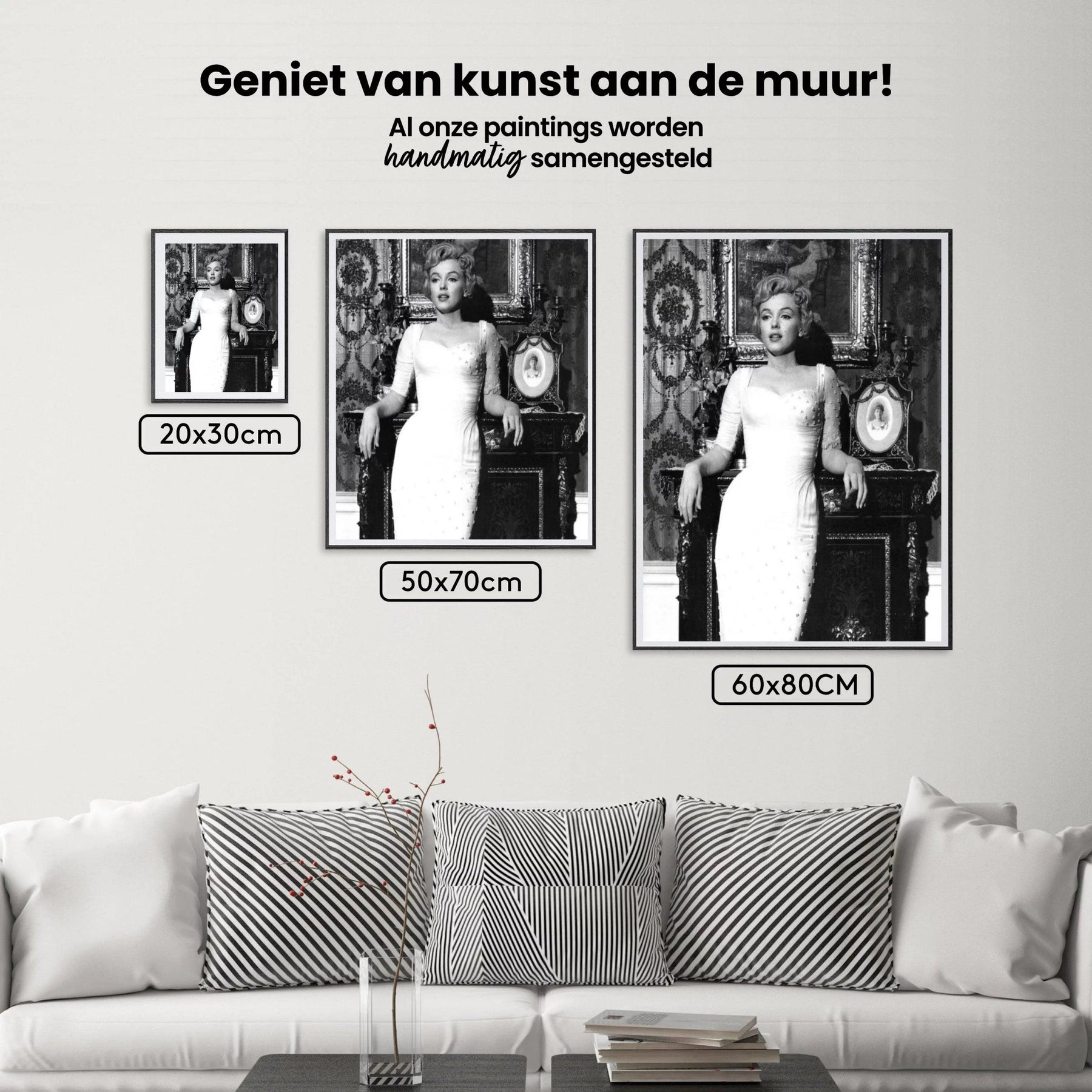 Diamantmaleri Marilyn Monroe stående portræt - SEOS Shop ®