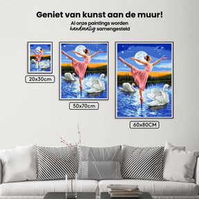 Diamantmaling Pige danser på vandet - SEOS Shop ®