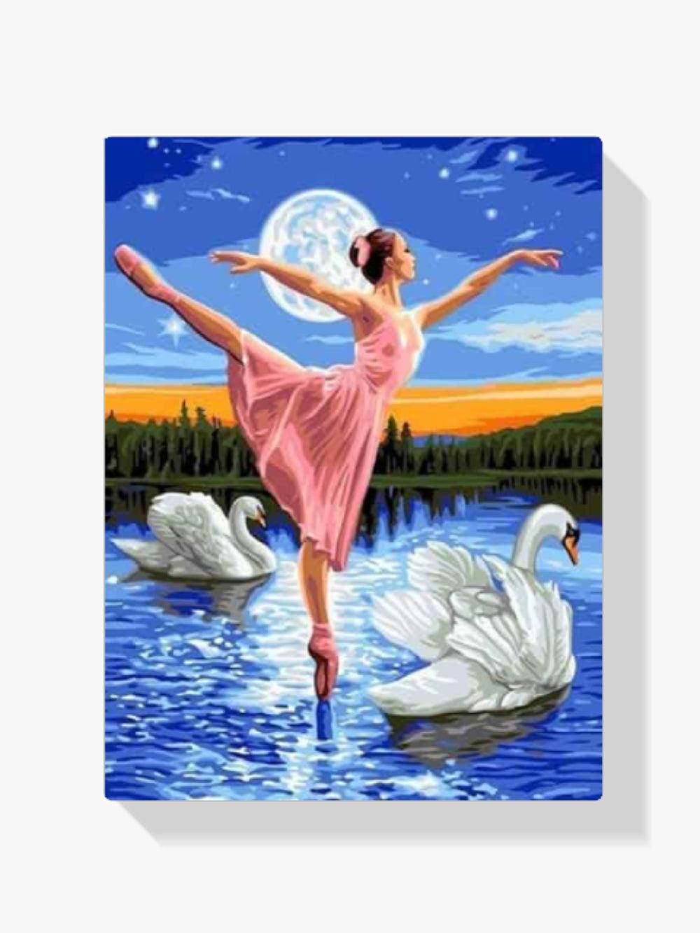 Diamantmaling Pige danser på vandet - SEOS Shop ®