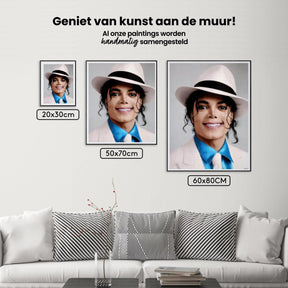 Diamantmaleri Michael Jackson portræt - SEOS Shop ®