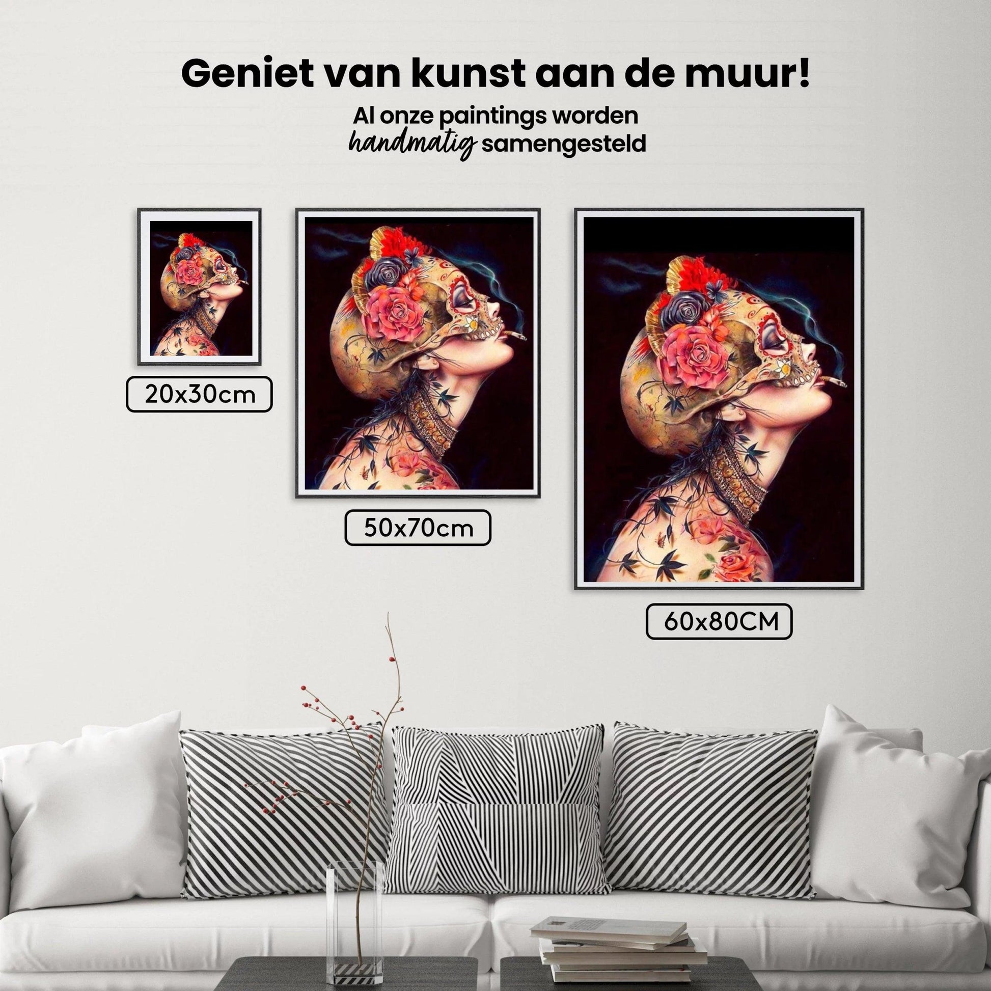 Diamantmaleri Moderne Sexet Rygende Pige - SEOS Shop ®