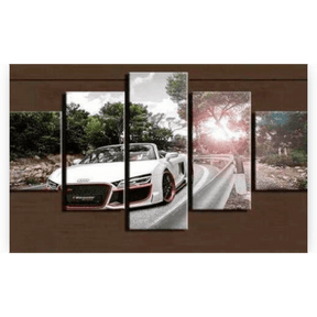 Diamantmaleri Smuk sportsvogn 5-delt - SEOS Shop ®
