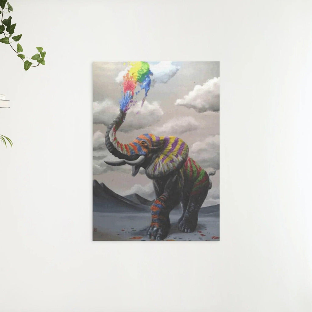 Diamantmaling Elefant med Farveeksplosion - SEOS Shop ®