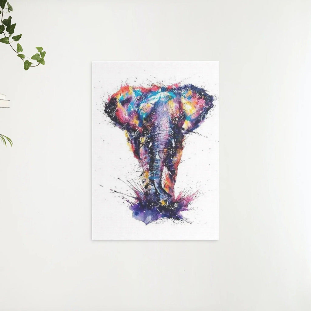 Diamantmaling Elefant med mange forskellige farver - SEOS Shop®